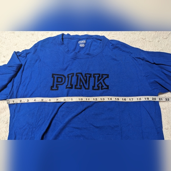 PINK Victoria's Secret Y2K Logo Hoodie and Long Sleeved Tee Bundle sz L - Picture 13 of 16